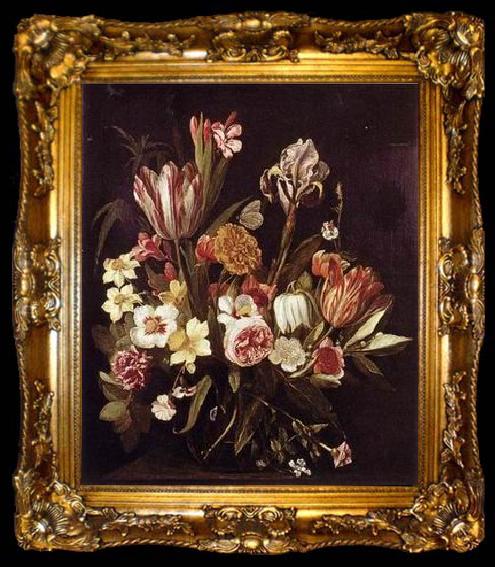 framed  unknow artist Floral, beautiful classical still life of flowers 017, ta009-2